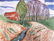 Edvard Munch Spring oil painting reproduction